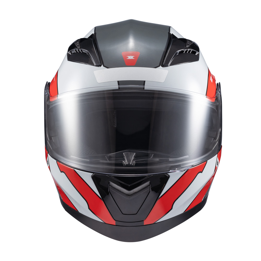 CAPACETE TEXX ESCAMOT GLADIATOR V3 REISEN VERMELHO E  BRANCO