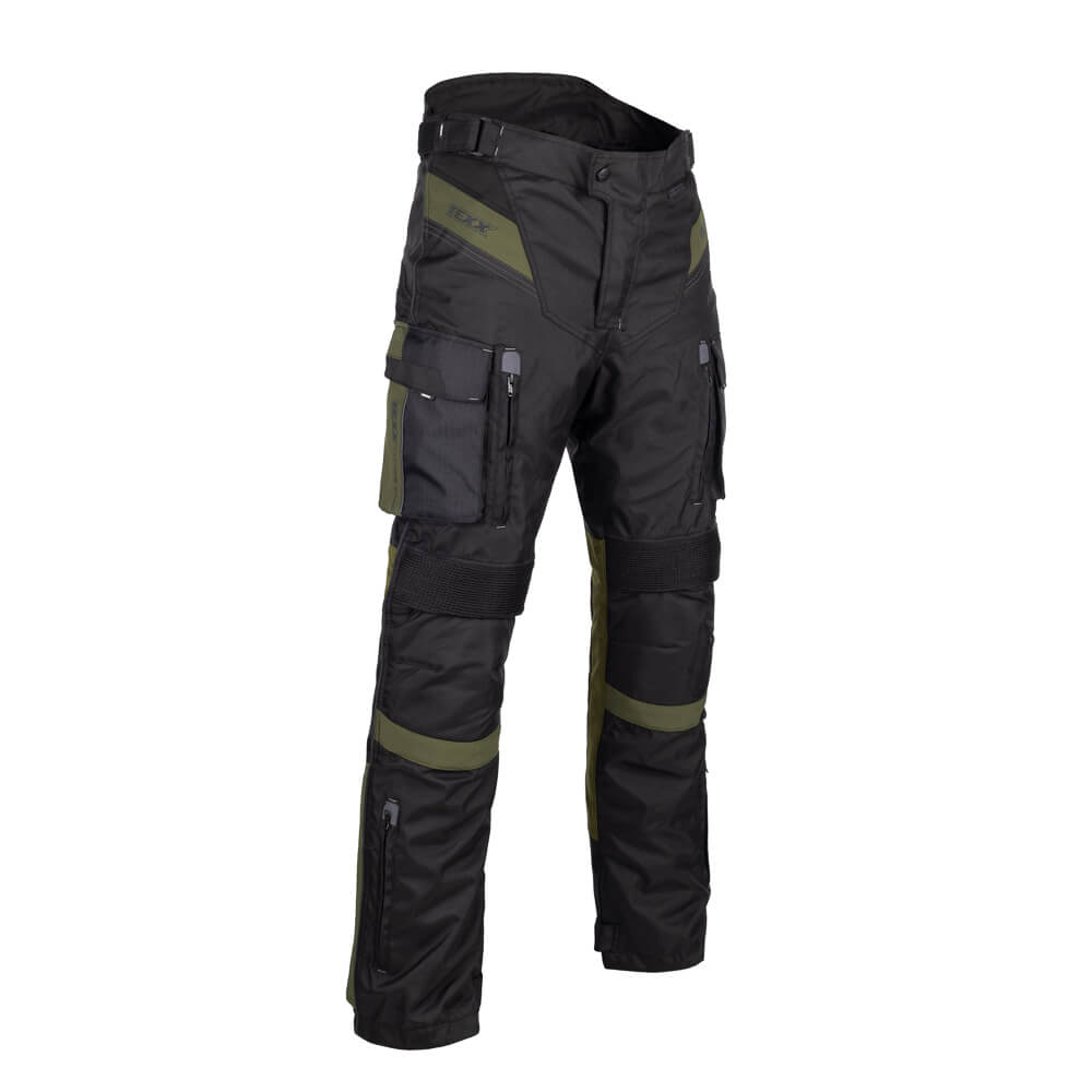 CALÇA TEXX ARMOR MASCULINA PRETA E VERDE