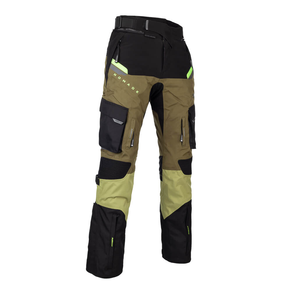 CALÇA TEXX NOMADE MASCULINA PRETA E VERDE