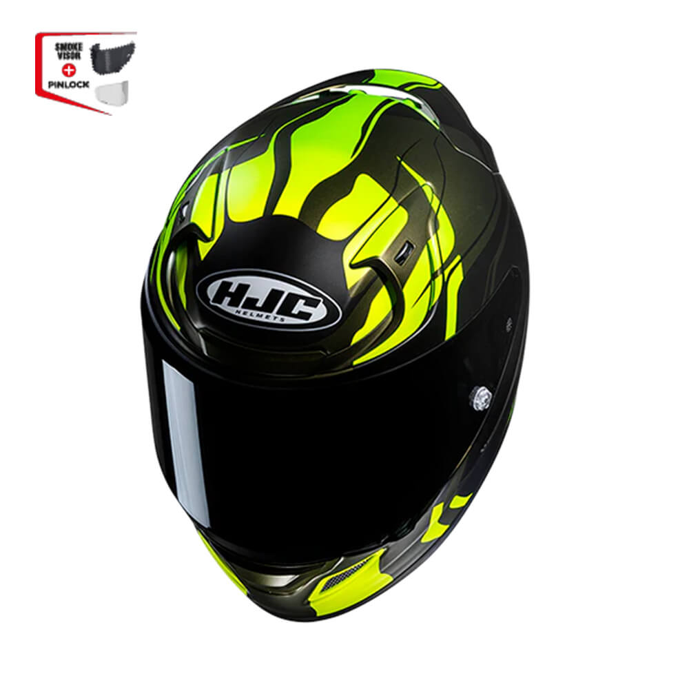 CAPACETE HJC RPHA 12 LAWIN PRETO E VERDE